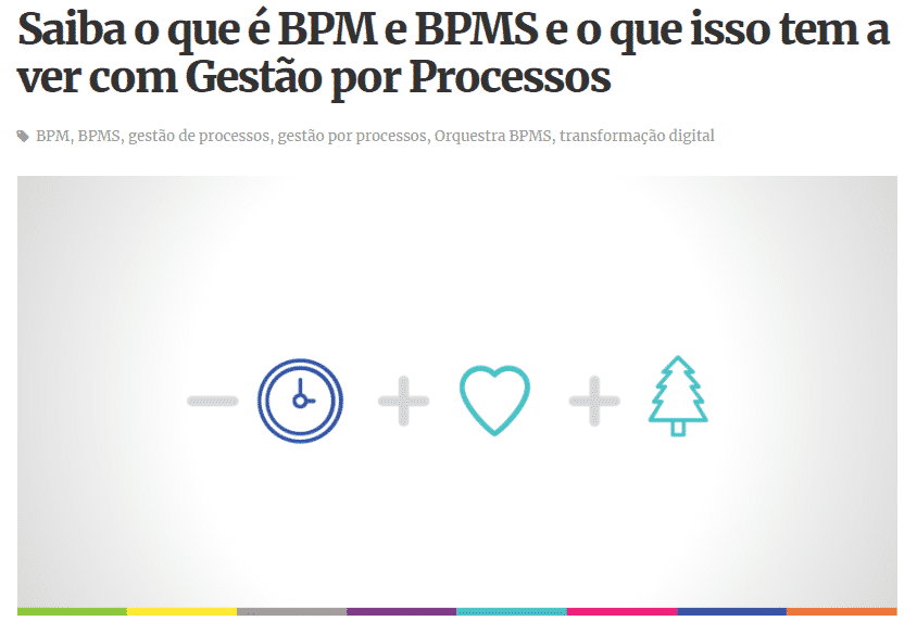 Relação entre BPM, BPMS e Gestão por Processos