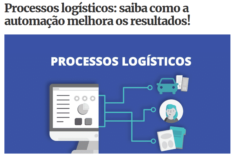 Processos logísticos e automação