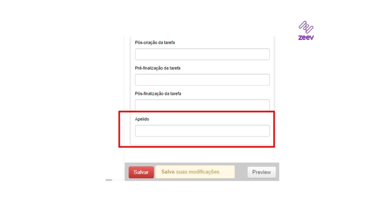 atualização de API 