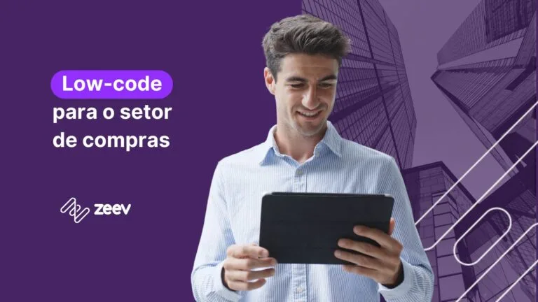 low-code no setor de compras