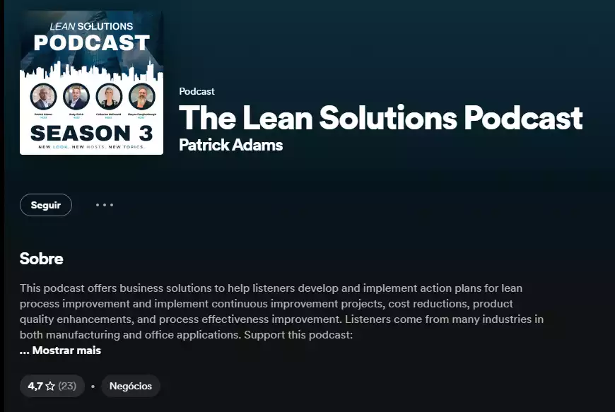  The Lean Solutions Podcast 
