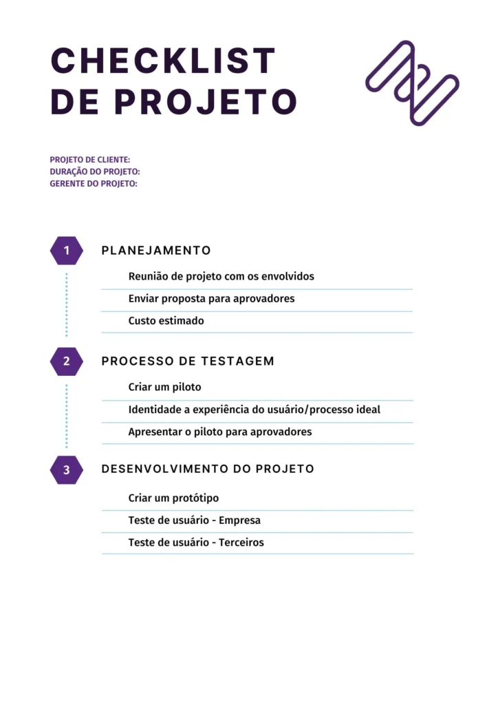 Checklist de Projeto