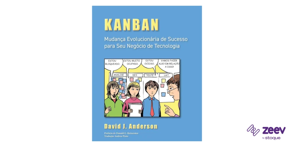 Livro "Kanban: Mudança evolucionária de sucesso para seu negócio de tecnologia", de David J. Anderson