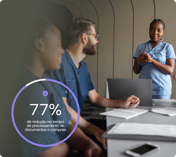 Case de sucesso com 77% de redução no tempo de processamento de documentos