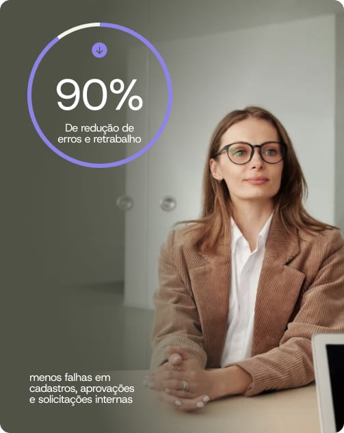 Redução de 90% em erros e retrabalho com Zeev