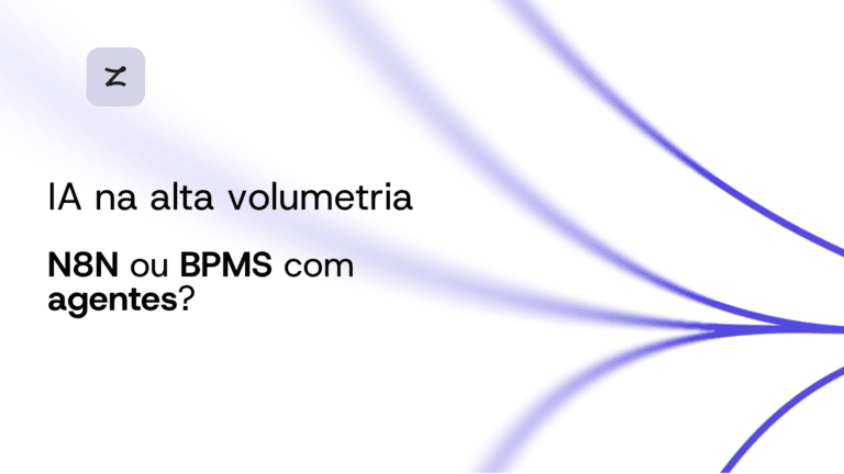 IA processos de grande volumetria: onde automatizar e quando substituir N8N por BPMS com agentes