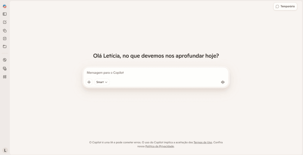 Página copilot