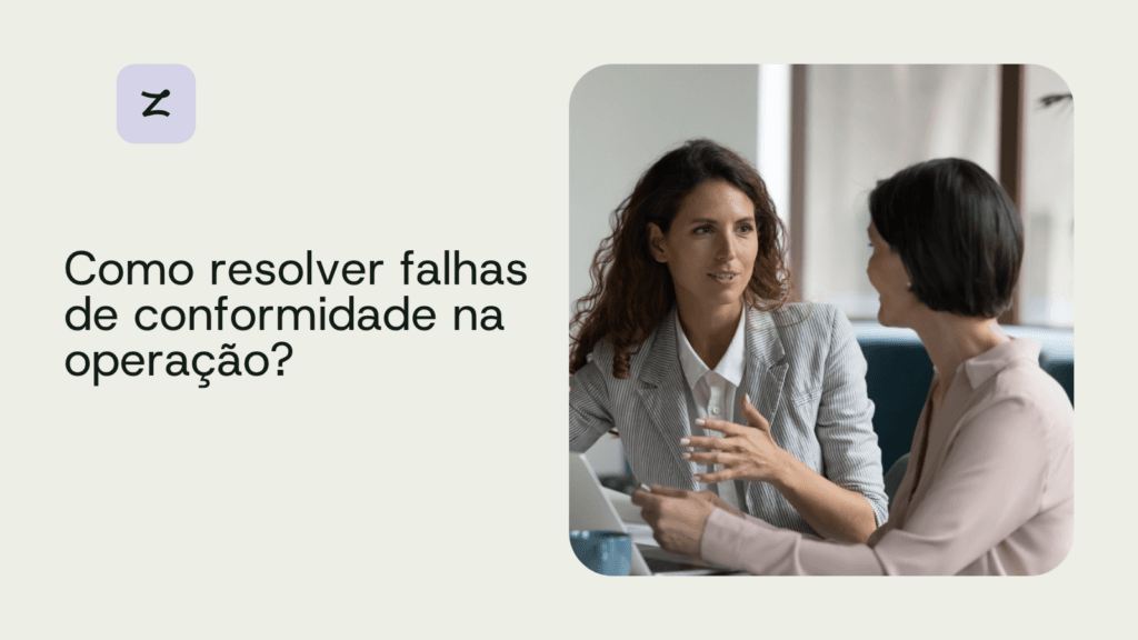 Como resolver falhas de conformidade na operação