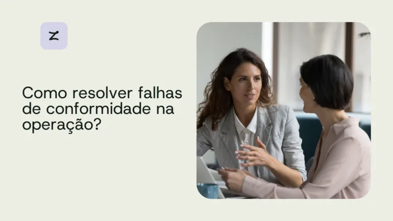 Como resolver falhas de conformidade na operação
