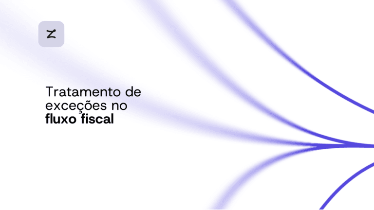 Tratamento de exceções no fluxo fiscal